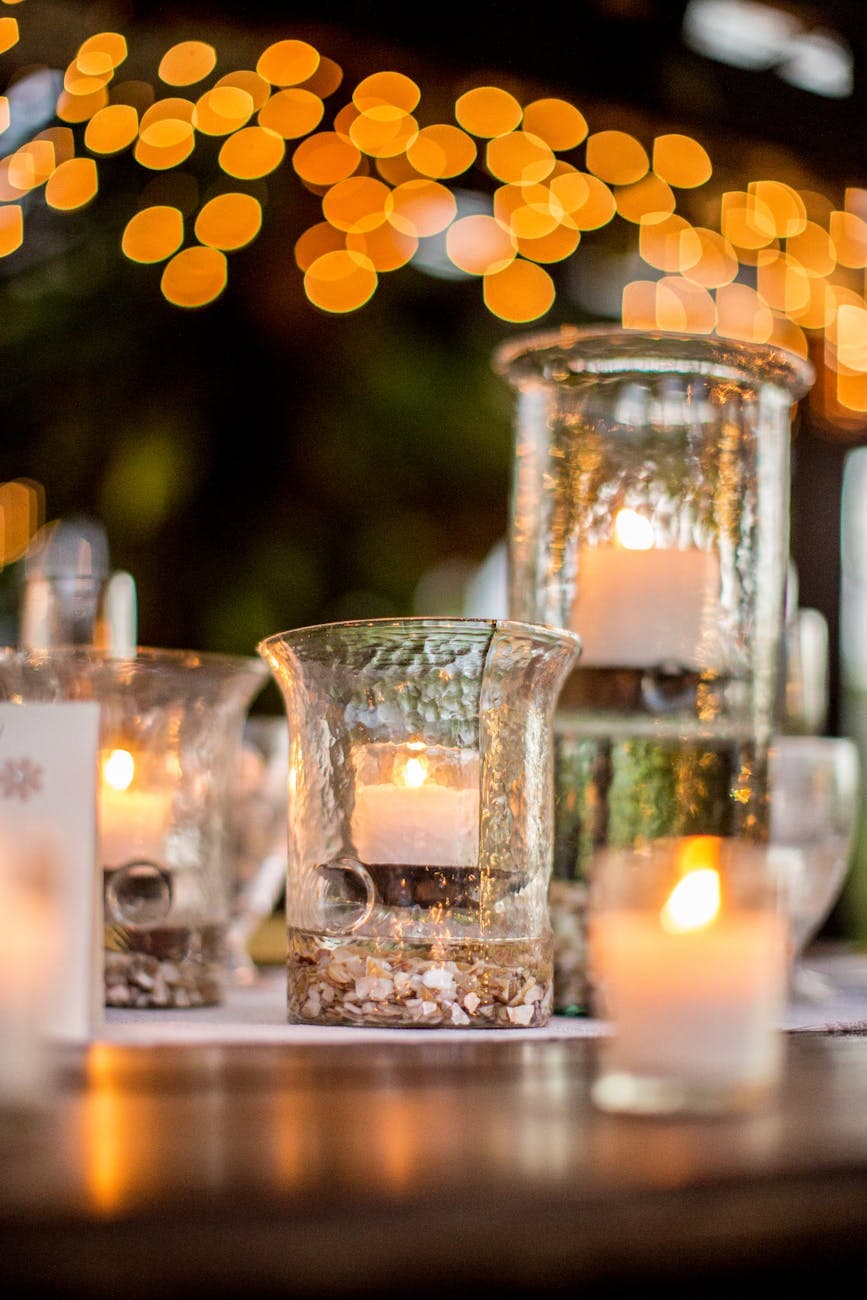 Interior with long light — wedding venue